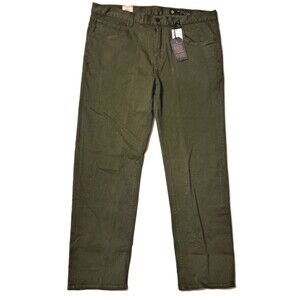 Roark Mens Jeans 40x32 HWY 128 Straight Fit Stretch Denim Green NEW Fading READ